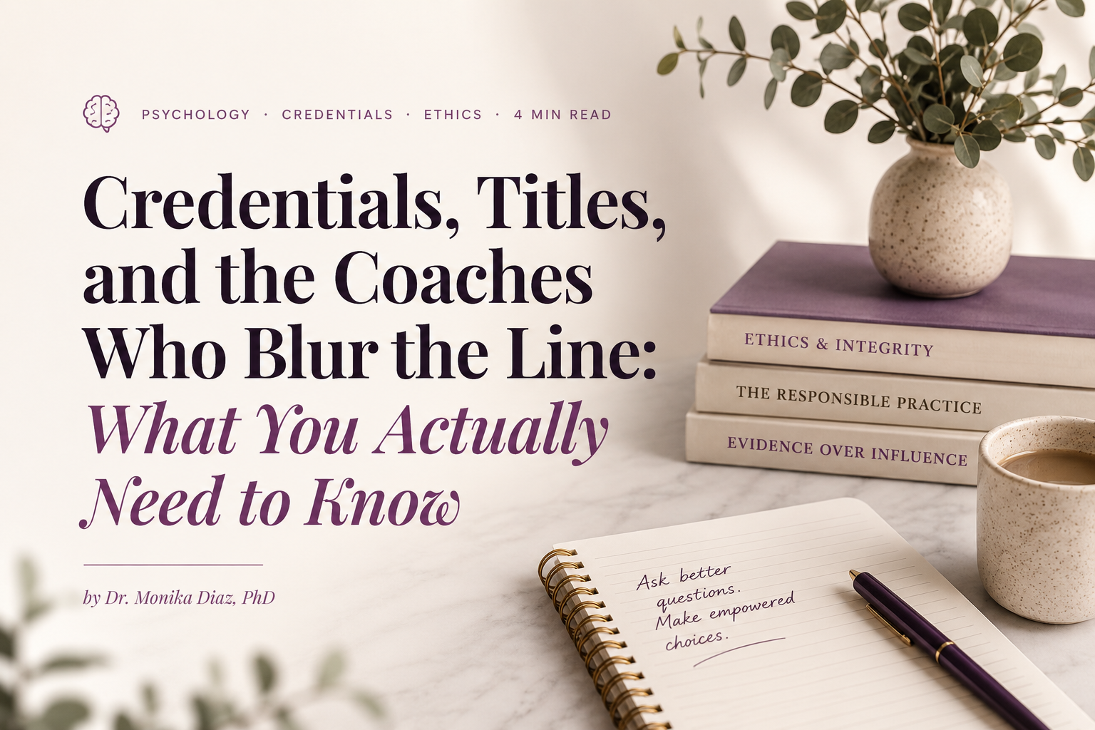 Credentials, Titles, and the Coaches Who Blur the Line: What You Actually Need to Know