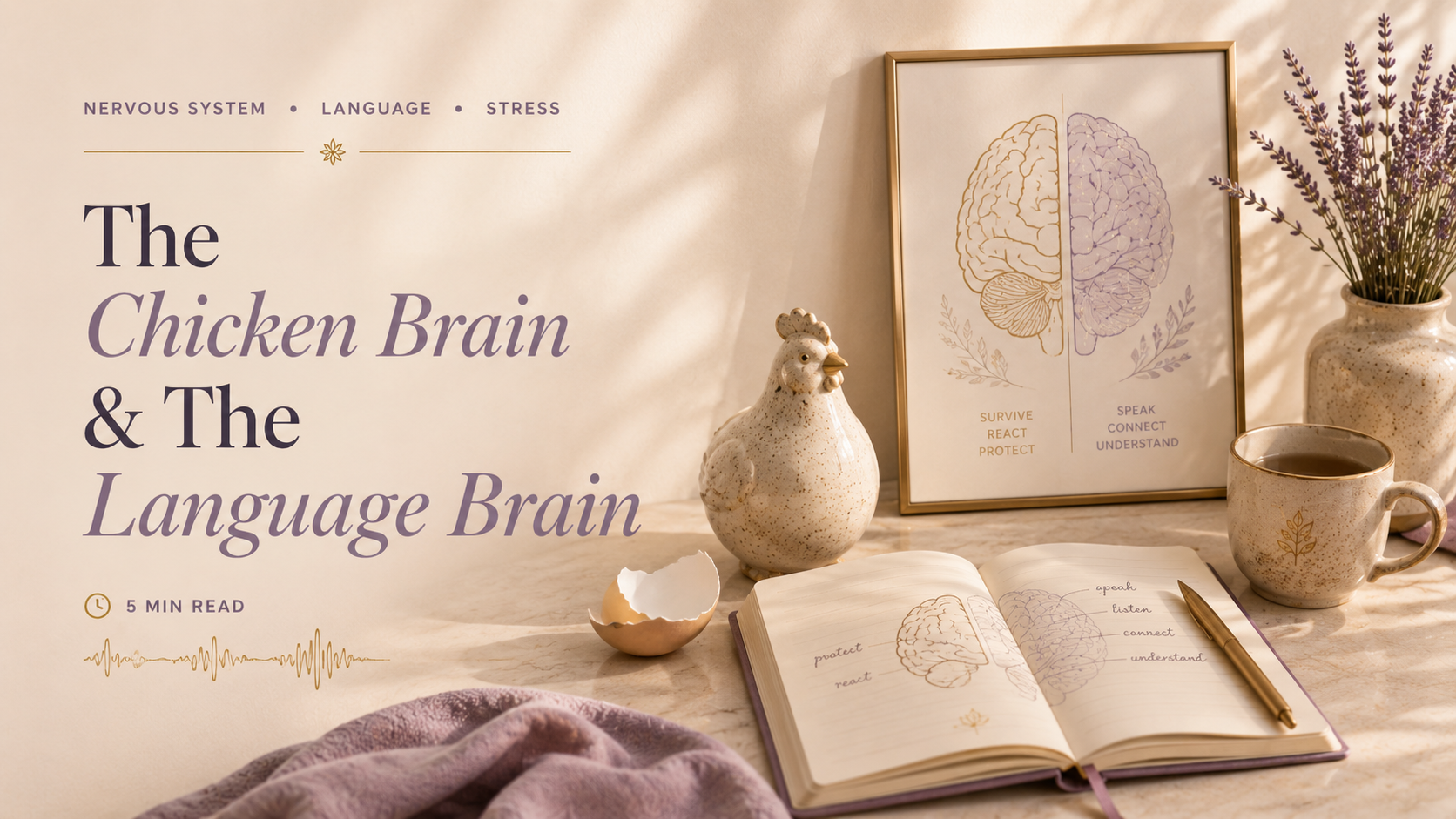 The Chicken Brain & the Language Brain