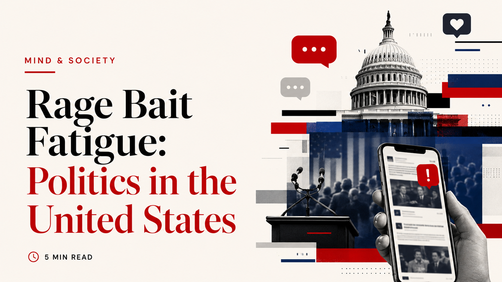 Rage Bait Fatigue: Politics in the United States